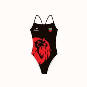 Maillot de bain de natation femme du club Carouge Natation - Vue de devant