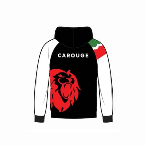 Sweat zippée Carouge Natation - vue de derrière
